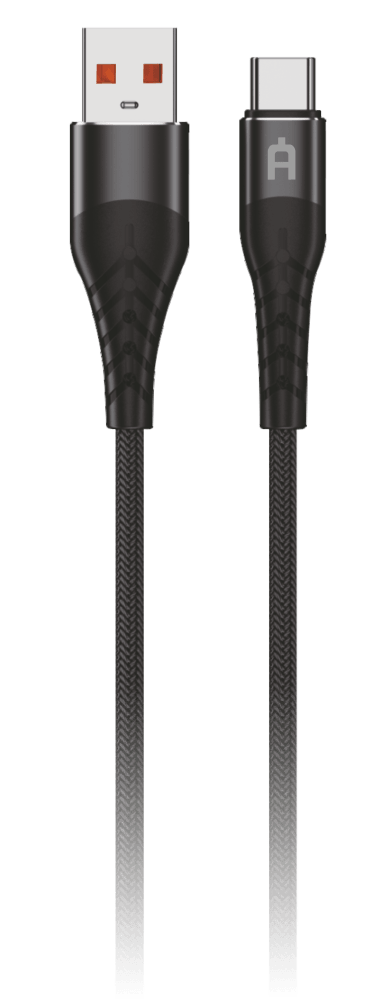 Кабель Alteracs USB-Type C FT01-AC текстиль Black